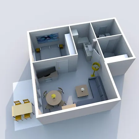 Apartman Strandlaeufer Whg 03 Mit Terrasse Thiessow